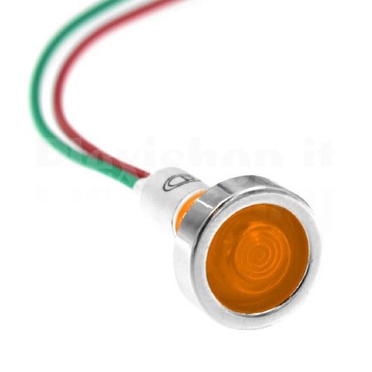 SPIA LED 24V ARANCIO CABLATA