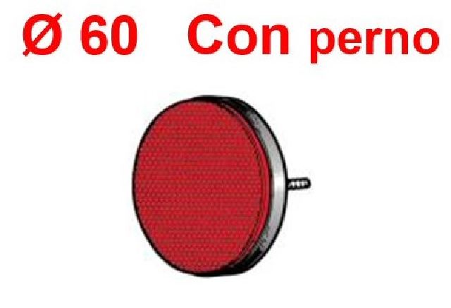 CATADIOTRO TONDO CON PERNO ROSSO D.60