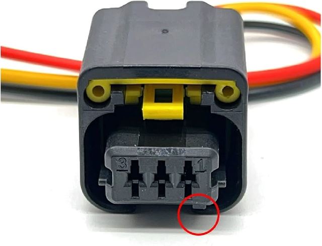 KIT CONNETTORE HPSL 3VIE PF NERO