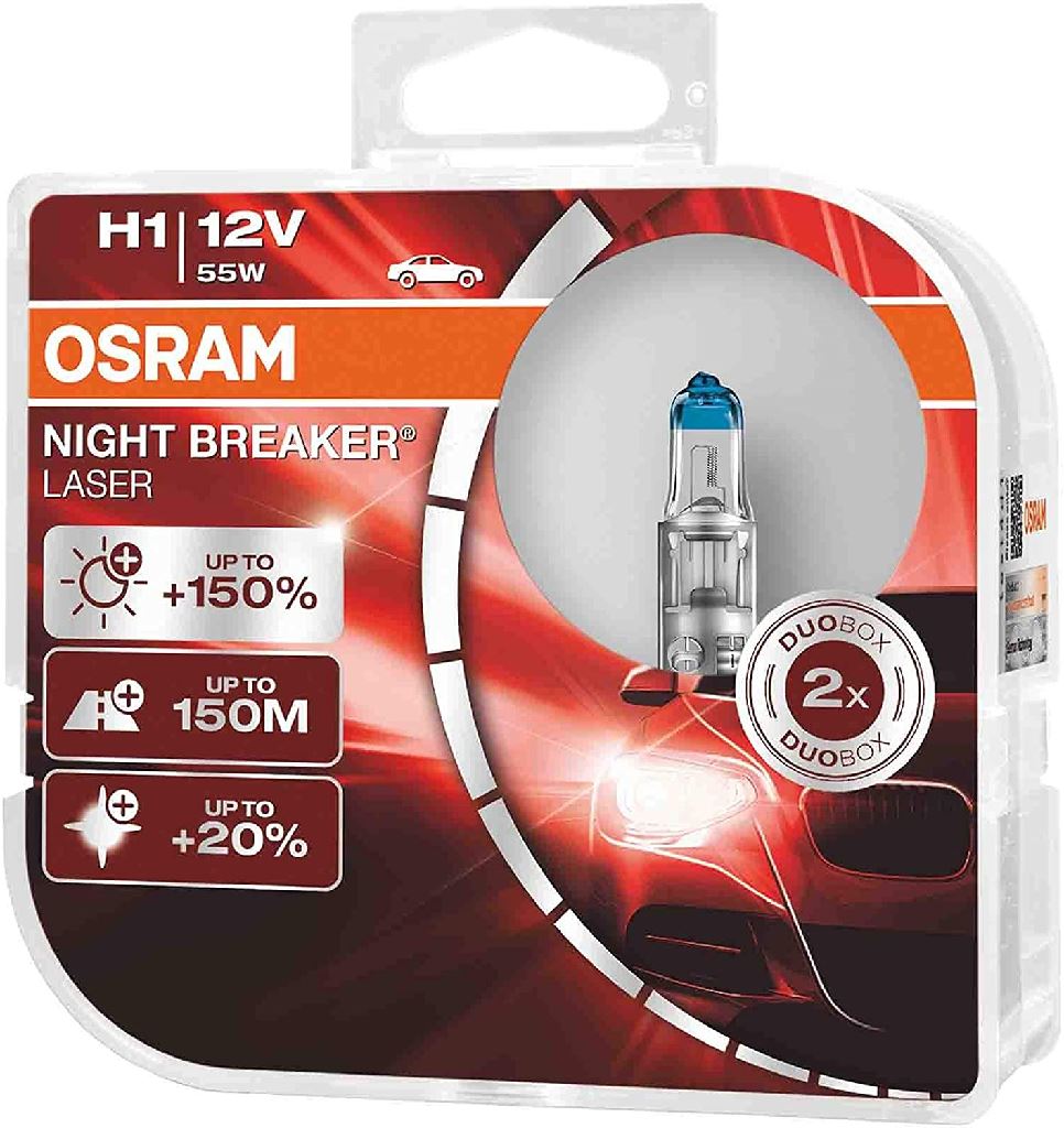 LAMPADA 12V H1 55W NIGHT BREAKER +150%