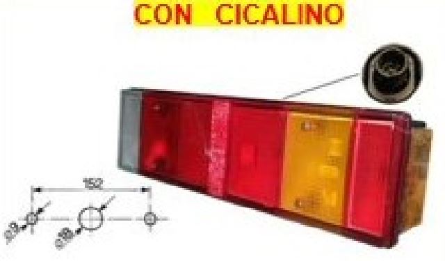 FANALE MOTRICE EUROTEC DX 8PIN C/C 2011>