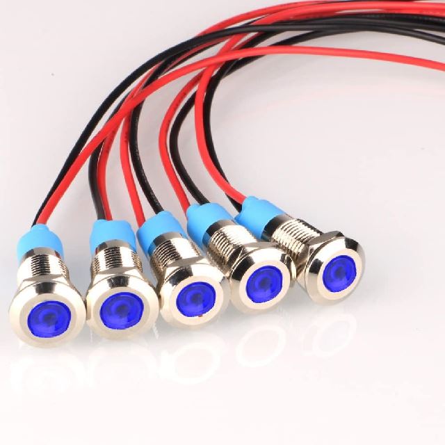 SPIA LED 12/24V BLU CROMATA F.8