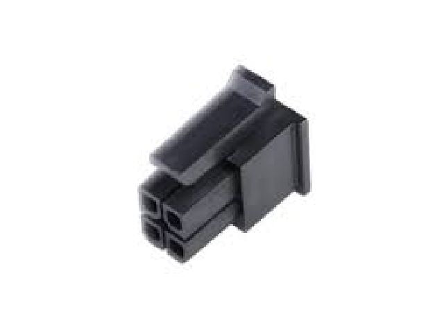 CONNETTORE MICROFIT 4VIE PF NERO