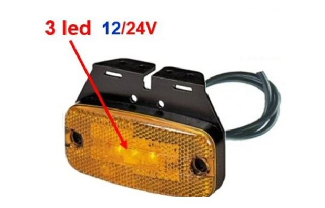 FANALE INGOBRO LED 24V CON STAFFA