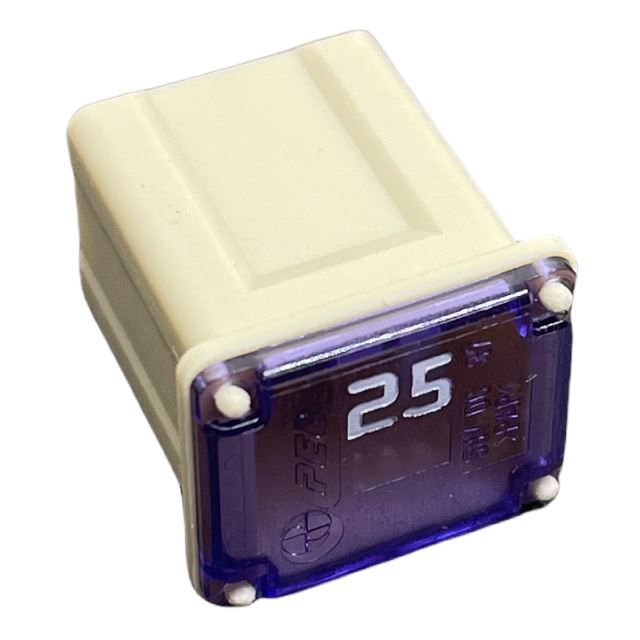FUSIBILE JCASE 25A BIANCO SEZ.RIDOTTA