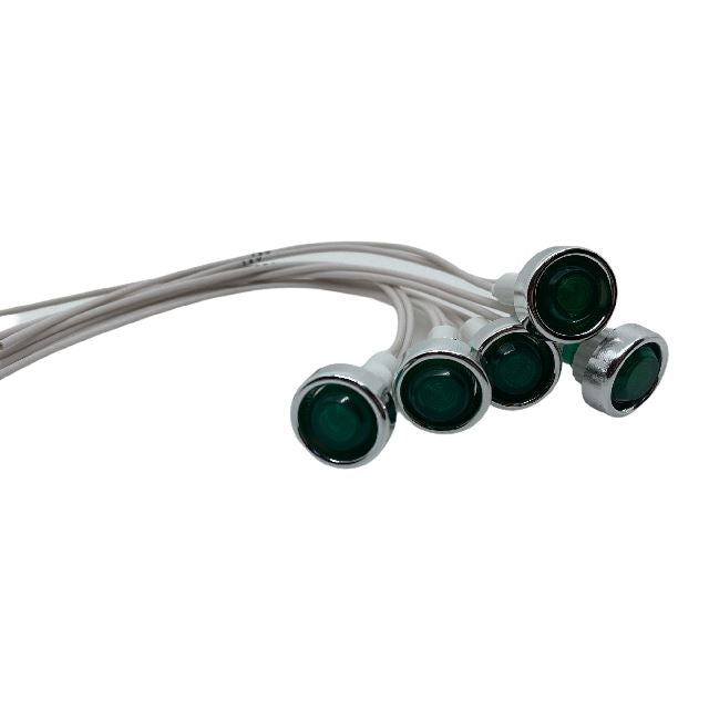 SPIA LED 12V VERDE CABLATA