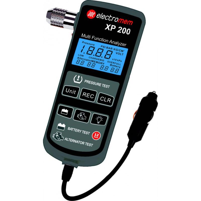 TESTER BATTERIA 12V + PROVA PNEUMATICI