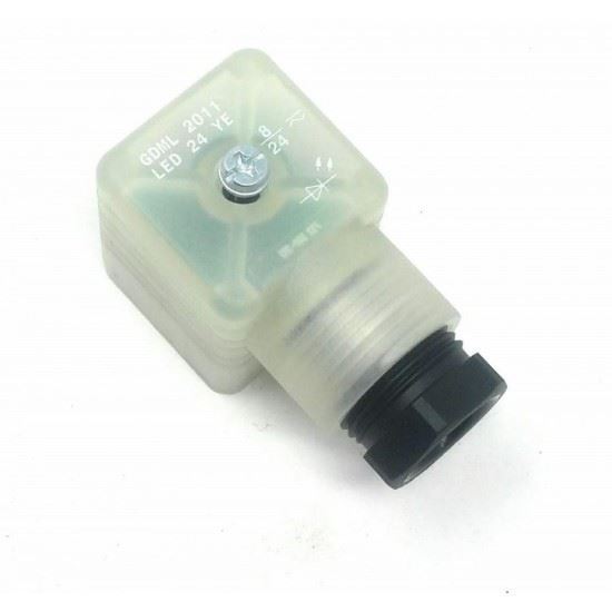 CONNETTORE ELETTROVALVOLA 4VIE LED