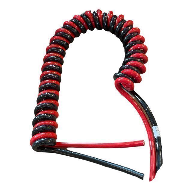 CAVO SPIRALE 35MM ROSSO/NERO (JAEGER)