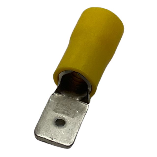 FASTON PREISOLATO GIALLO MASCHIO 6.3