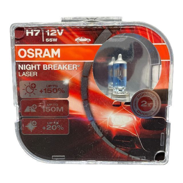 LAMPADA 12V H7 55W NIGHT BREAKER +150%
