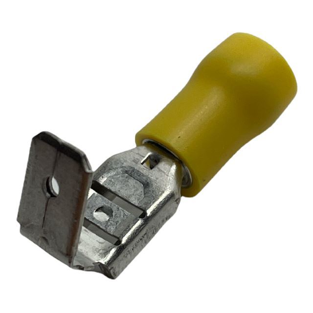 FASTON FEMM./MAS.6.3 PREISOLATO GIALLO