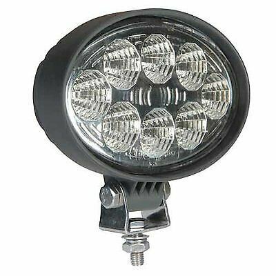 FARO LAVORO OVALE 8 LED CARBONIO