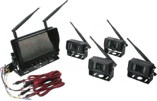 KIT TELECAMERA WIRLESS 12-36V 4CANALI - Dea Automotive Srl