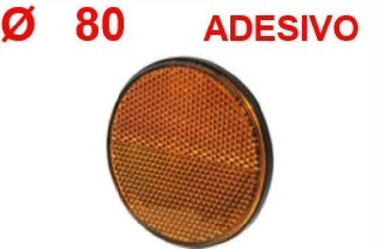 CATADIOTRO TONDO ADESIVO ARANCIO D.80 - Dea Automotive Srl