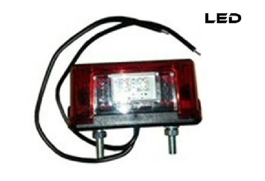 FANALE TARGA LED ROSSO - Dea Automotive Srl
