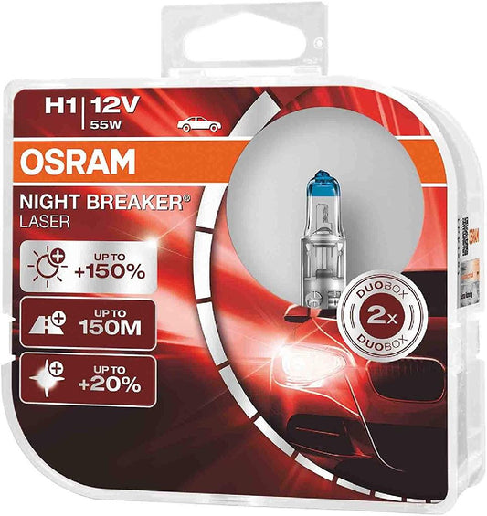 LAMPADA 12V H1 55W NIGHT BREAKER +150% - Dea Automotive Srl