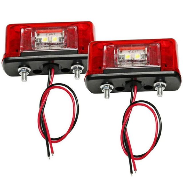FANALE TARGA LED RED 12/24V (TIPO COBINO