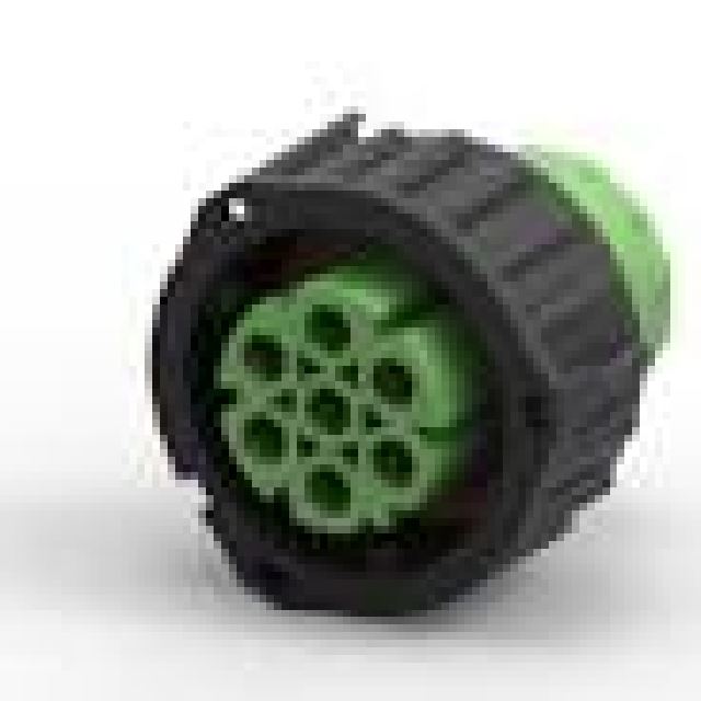 KIT CONNETTORE 7VIE PF CIRCOLARE VERDE