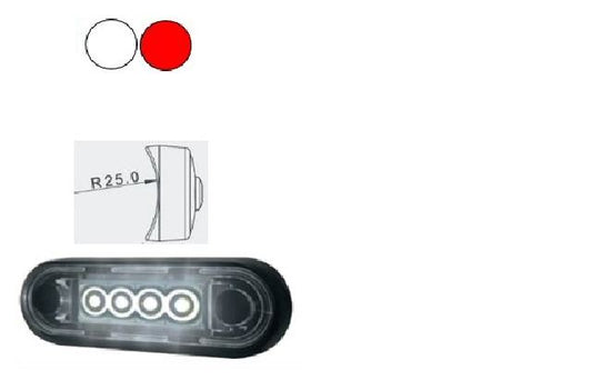 INGOMBRO ROSSO A 4 LED 12/24 INC - Dea Automotive Srl