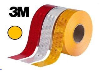 NASTRO RIFLETTENTE RIGIDO ARANCI 3M 50MT - Dea Automotive Srl