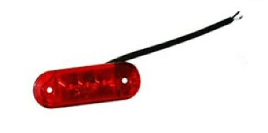 PLAFONIERA 3 LED 12/24V ROSSO - Dea Automotive Srl