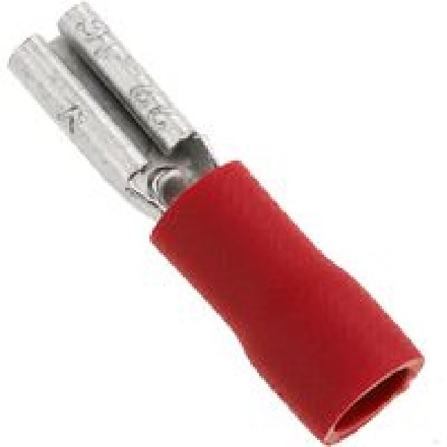 FASTON PREISOLATO ROSSO FEMMINA 2.8