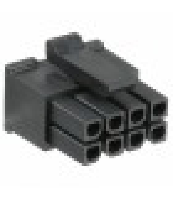 CONNETTORE MICROFIT 8VIE PF NERO