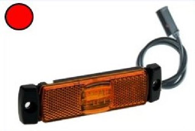 INGOMBRO TIPO HELLA ROSSO LED CENTRALE