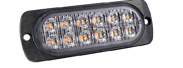 MULTIFLASH 12LED 12/24 SLIM STEADY ON