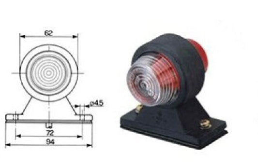 FANALE INGOMBRO B/R LAMPADINA - Dea Automotive Srl