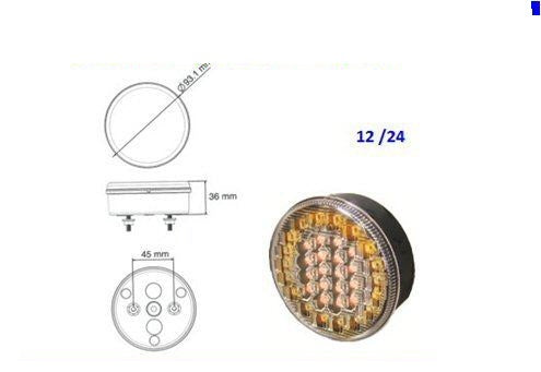 FANALE TONDO LED P-F-S D.83-93 - Dea Automotive Srl