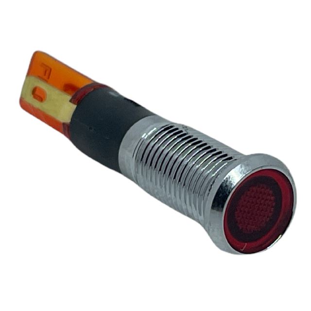 SPIA LED 12V ROSSO BASSO PROFILO