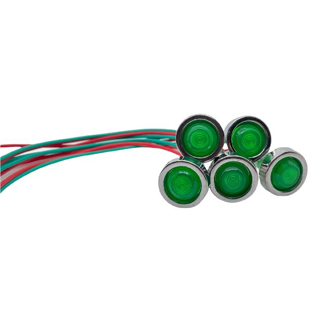 SPIA LED 24V VERDE CABLATA
