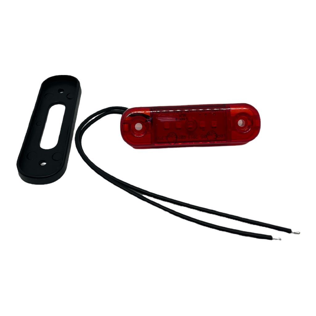 MINI PLAFONIERA LED ROSSO 12/24V