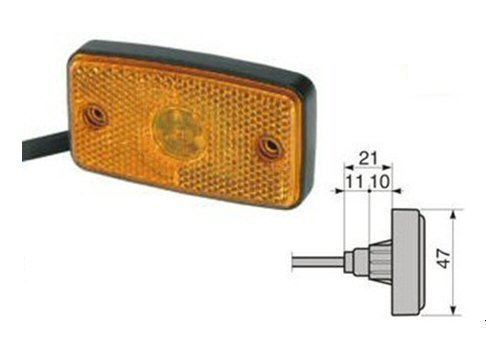 INGOMBRO 4 LED ARANCIO COBO - Dea Automotive Srl