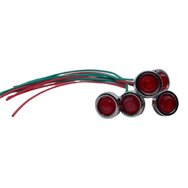 SPIA LED 12V ROSSA CABLATA