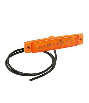 LUCE LATERALE 6 LED 12/24 ARANCIO ASPOCK