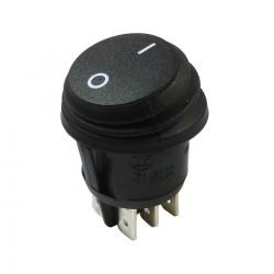 INTERRUTTORE TONDO NERO 0-I IP67