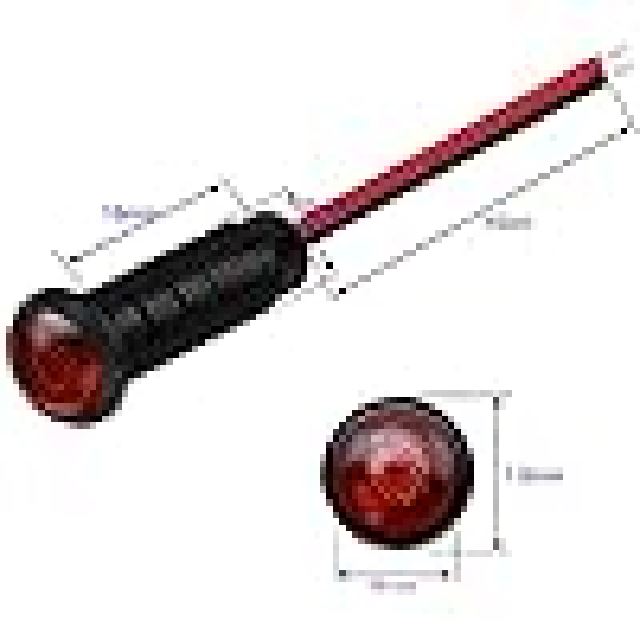 SPIA LED 12/24V F.6 ROSSA