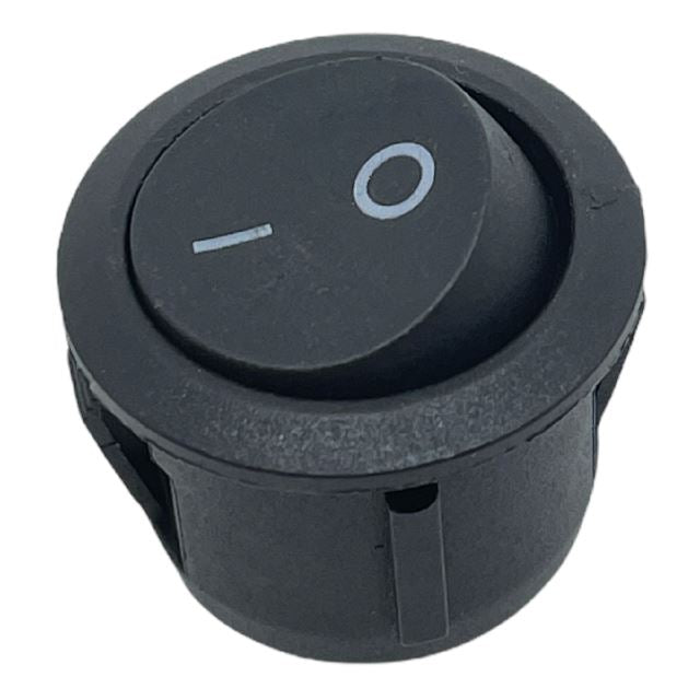 INTERRUTTORE TONDO NERO 0-I