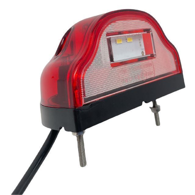 FANALE TARGA ROSSO LED12/24V