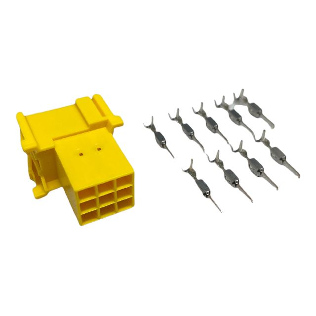 KIT CONNETTORE 9VIE PM ALLEST. GIALLO