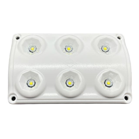 PLAFONIERA 6 LED RETTANG. 12/24 - Dea Automotive Srl